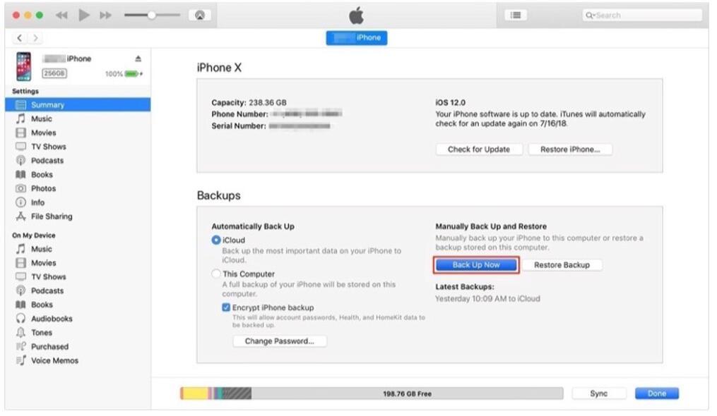 Old iPhone Transfer to New iPhone - iTunes Backup Restore